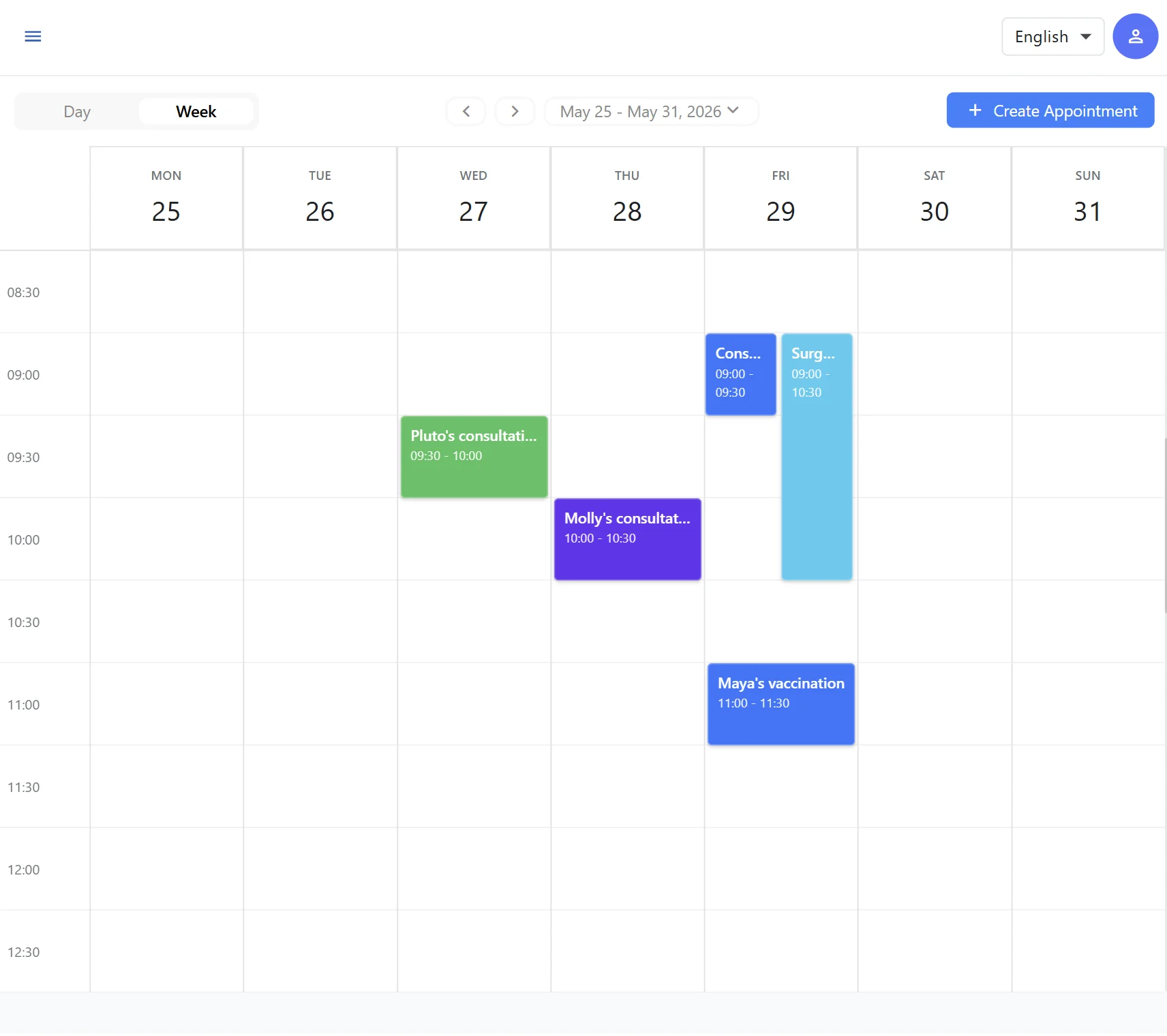 Your full day, at a glance.